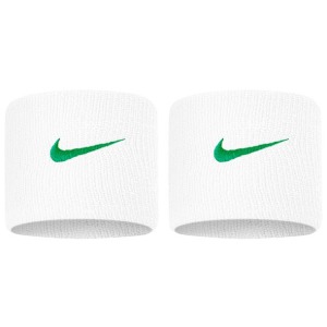 [나이키 프리미어 싱글와이드 테니스 손목밴드] Nike Premier Singlewide Tennis Wristband - White/ Green