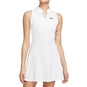 [나이키 여성용 코트 드라이핏 빅토리 테니스 드레스] NIKE Women`s Court Dri-FIT Victory Tennis Dress - White
