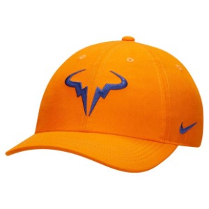 [나이키 남성용 라파 나달 에어로빌 H86 테니스 캡 모자] NIKE Men`s Rafa Aerobill H86 Tennis Cap - Magma Orange