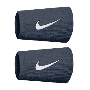 [나이키 프리미어 더블와이드 테니스 손목밴드]Nike Premier Doublewide Tennis Wristbands - Thunder Blue/White